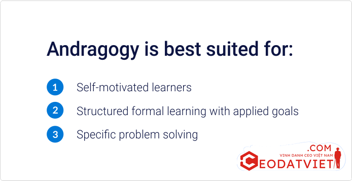 lý thuyết học tập dành cho người lớn 9 Lý thuyết học Andragogy